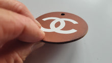 Load image into Gallery viewer, NEW!!! Real Leather Keychain Logo