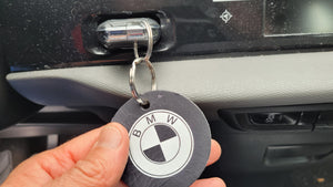 NEW!!! Real Leather Keychain Logo