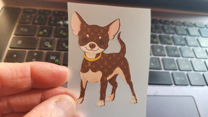 Louis Vuitton Dog Logo Iron-On Patch – Full-Color Print