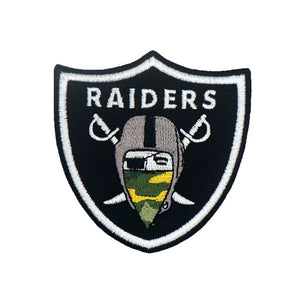 Las Vegas Raiders HATCH BA78-1 Embroidered Patch - Heat Apply