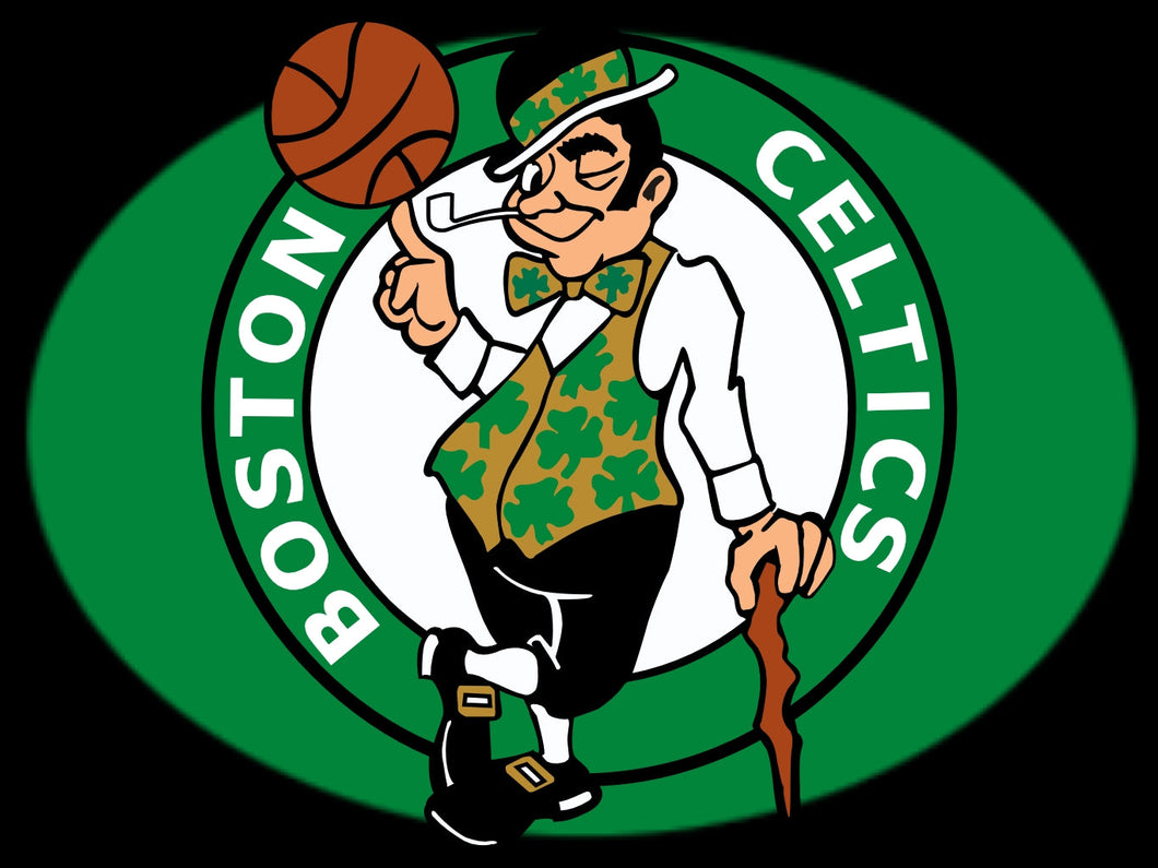 BostonCeltics4 Color Iron-on - Heat Transfer Logo