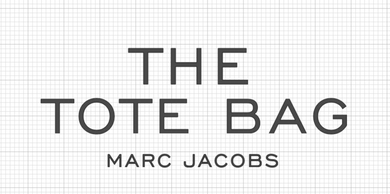 The Tote Bag Marc Jacobs Logo Iron-on Patch