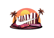 Miami x Nike  Full Color Logo (heat transfer)
