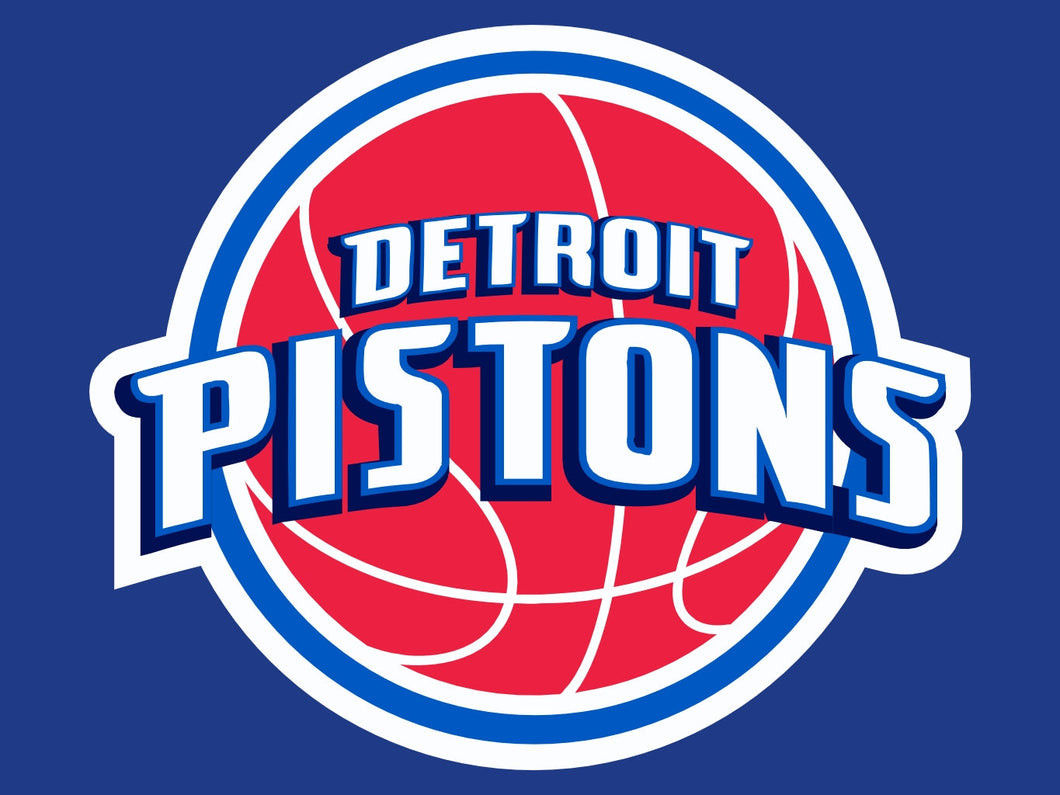 Detroit Pistons Color Iron-on - Heat Transfer Logo