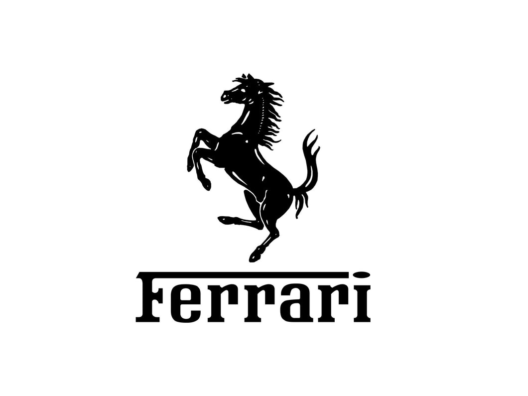 Ferrari Logo Iron-on Sticker (heat transfer)