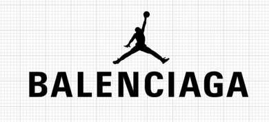 Balenciaga x Jordan Armour logo Iron-on Decal (heat transfer)