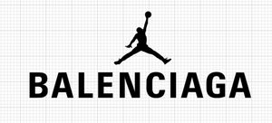 Balenciaga x Jordan Armour logo Iron-on Decal (heat transfer)