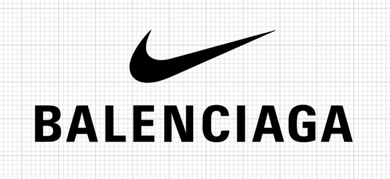 Balenciaga x Nike logo Iron-on Decal (heat transfer)