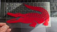 Load image into Gallery viewer, Lacoste Croco only logo Sticker Iron-on