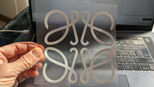 Load image into Gallery viewer, Loewe Brand Logo Iron-on Decal (heat transfer)
