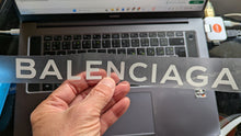 Load image into Gallery viewer, Balenciaga Logo Iron-on Sticker (heat transfer)