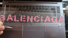 Load image into Gallery viewer, Balenciaga Design Logo Iron-on Sticker (heat transfer)