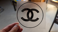 Load image into Gallery viewer, Chanel Circle logo Iron-on Decal (heat transfer)
