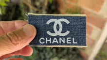 Load image into Gallery viewer, NEW ARRIVAL! Chanel Logo – Real Denim Iron-On Patch
