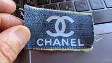Load image into Gallery viewer, NEW ARRIVAL! Chanel Logo – Real Denim Iron-On Patch