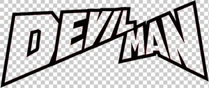 Manga devilman Logo Iron-on Sticker (heat transfer)