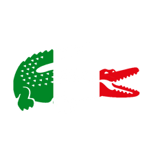 Load image into Gallery viewer, Lacoste flag colored Logo Iron-on (heat transfer)