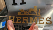 Load image into Gallery viewer, Hermes Logo Iron-on Decal (heat transfer)