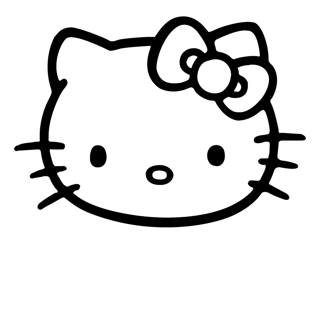 Hello Kitty logo Iron-on Decal (heat transfer)