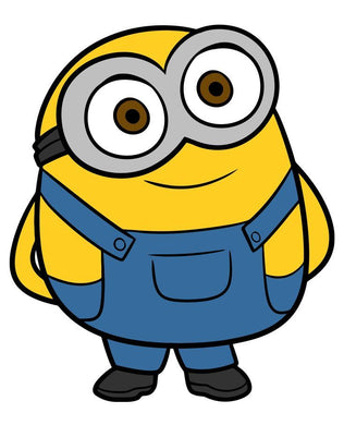 Minions Logo Iron-On Patch – Full-Color Print