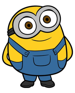 Minions Logo Iron-On Patch – Full-Color Print