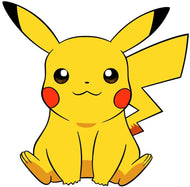 Pikachu Logo Iron-On Patch – Full-Color Print