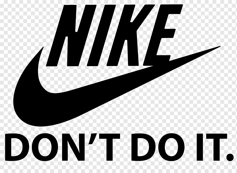 Nike Don't do it Logo Iron-on Sticker (heat transfer)
