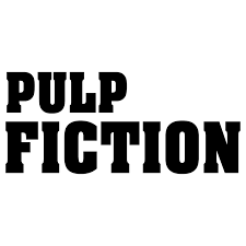 Pulp Fiction Logo Iron-on Sticker (heat transfer)