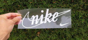 Nike Logo old white