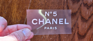 CHANEL N 5 logo iron on patch