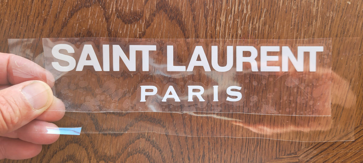 YSL Yves Saint Laurent Logo Iron-on Sticker (heat transfer) – Customeazy