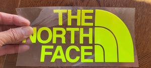Logo North Face Neon
