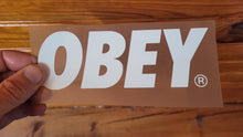 Load image into Gallery viewer, OBEY Logo Iron-on Decal (heat transfer)