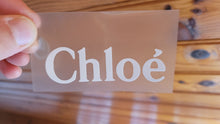 Load image into Gallery viewer, chloe patch iron on logo