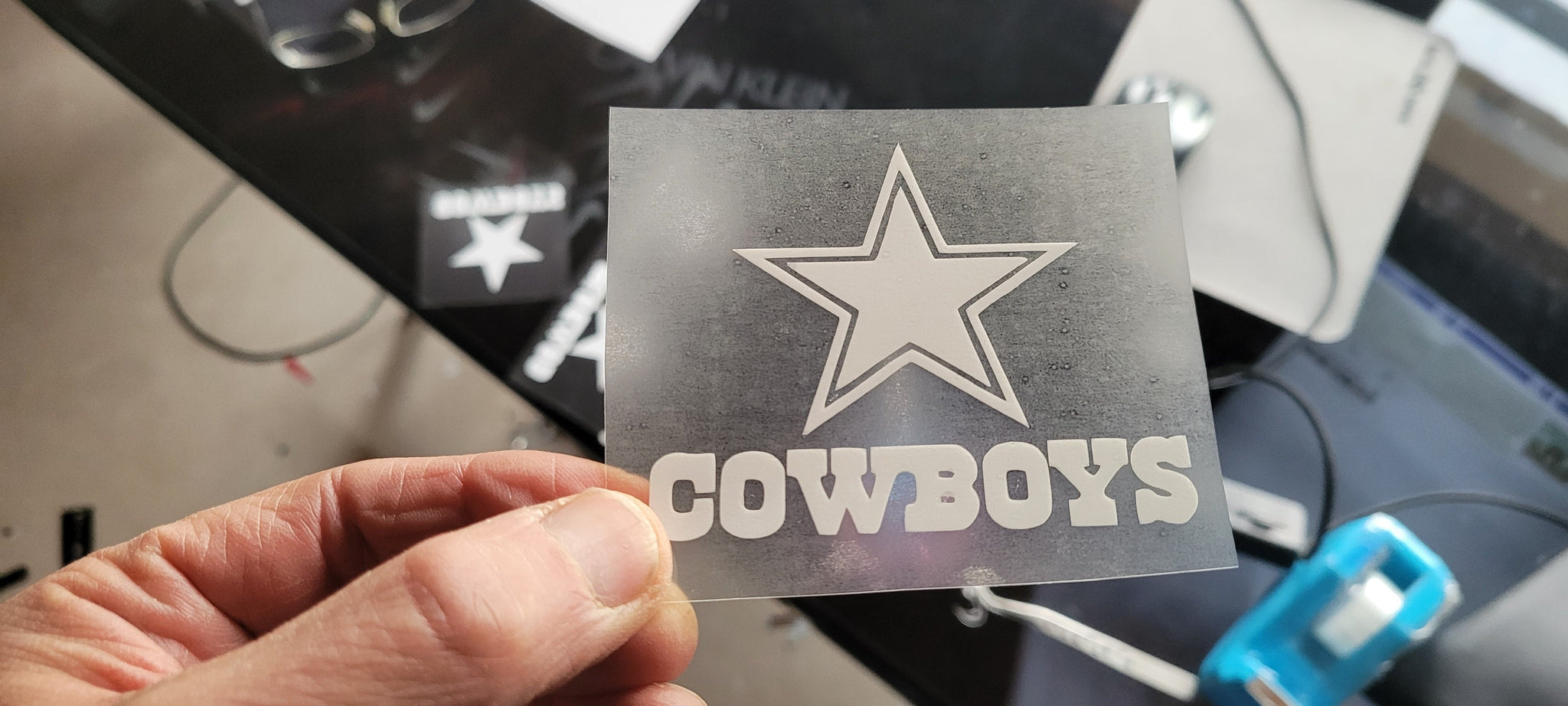 Dallas Cowboys Logo Iron-on Decal (heat transfer) – Customeazy