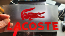 Load image into Gallery viewer, Lacoste Iron-on Sticker (heat transfer)