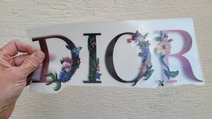 Dior Flowers Big Color Logo