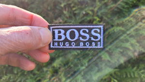 Hugo Boss patch Gucci Logo