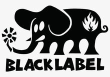 Load image into Gallery viewer, Skate Elephant Black Label Logo Sticker Iron-on