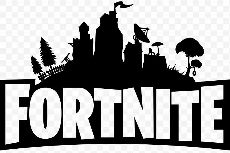 Fortnite Logo Iron-on Decal (heat transfer patch)