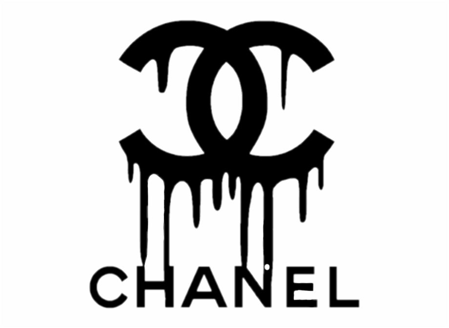 Chanel Logo Dripping Sticker Ironon  Customeazy