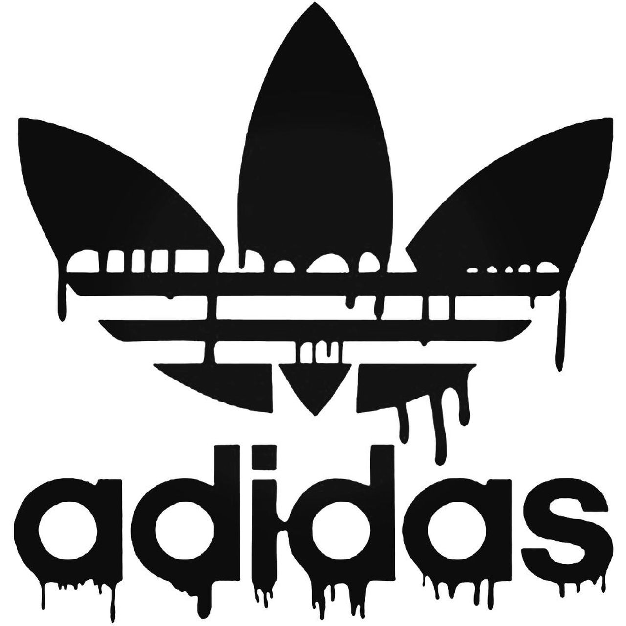 String string wraak Fauteuil Adidas Dripping Blood Logo Iron-on Sticker (heat transfer) – Customeazy