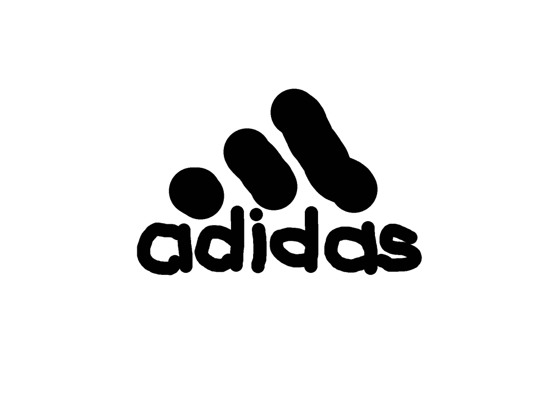 Adidas Artistical Logo Iron-on Decal (heat transfer patch)