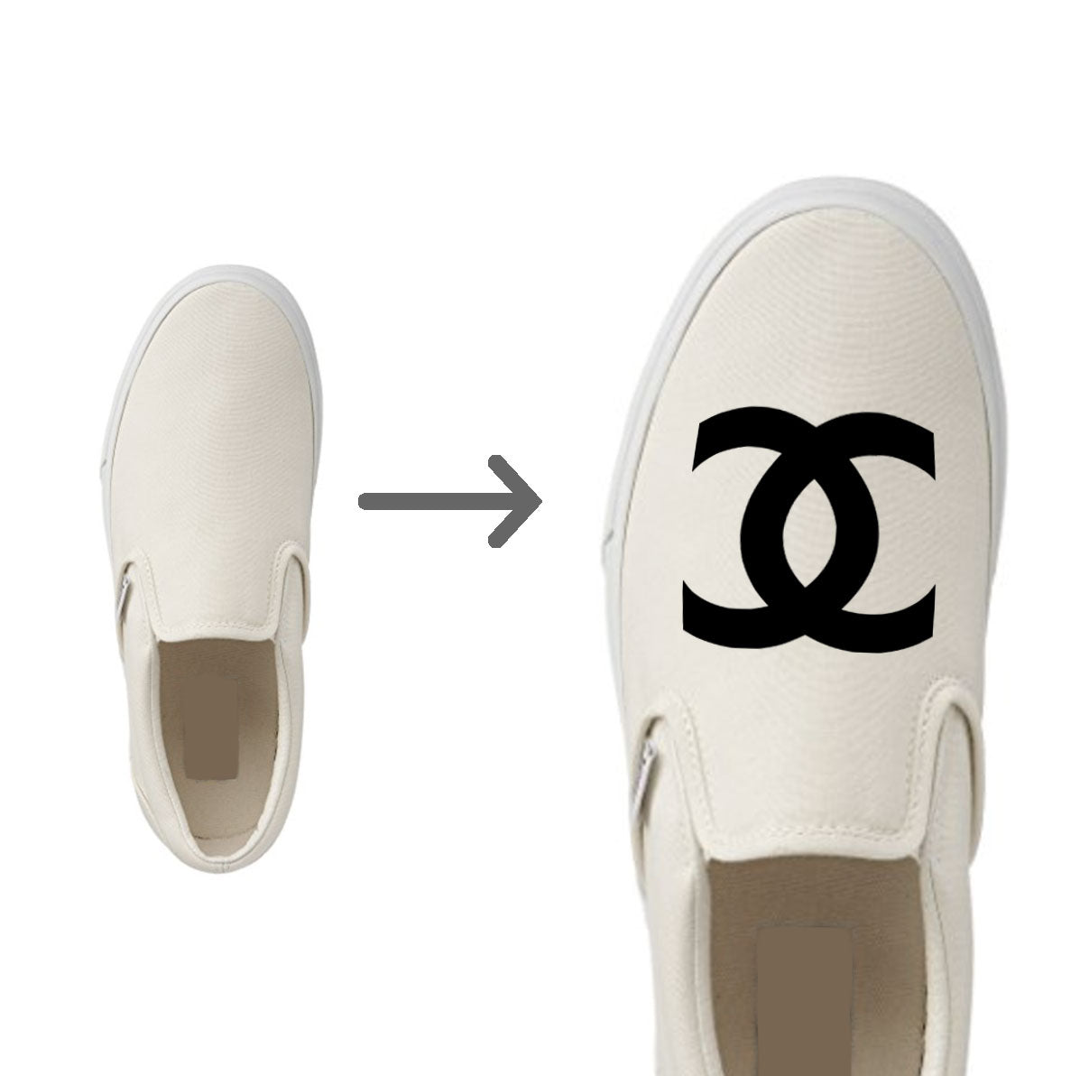 Chanel Brand Logo Iron-on Decal (heat transfer) – Customeazy