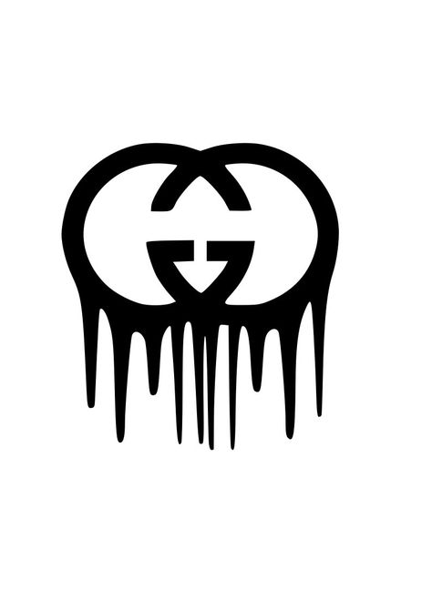Gucci Logo blood Dripping Sticker Iron-on – Customeazy