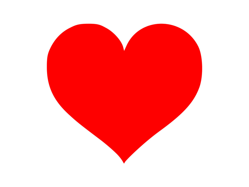 Heart Logo Iron-on Sticker (heat transfer)