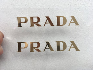 Prada Logo Iron-on Sticker (heat transfer)