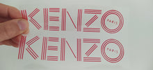 Load image into Gallery viewer, Kenzo Logo Iron-on Sticker (heat transfer)