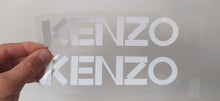 Load image into Gallery viewer, Kenzo Logo Iron-on Sticker (heat transfer)