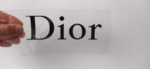 Load image into Gallery viewer, Dior Logo Black